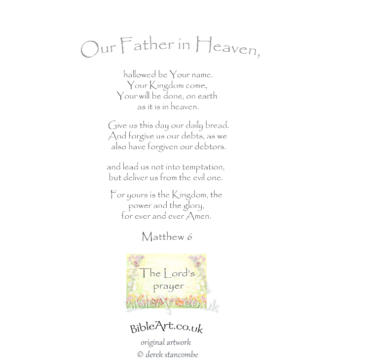 The Lord's Prayer (Card)