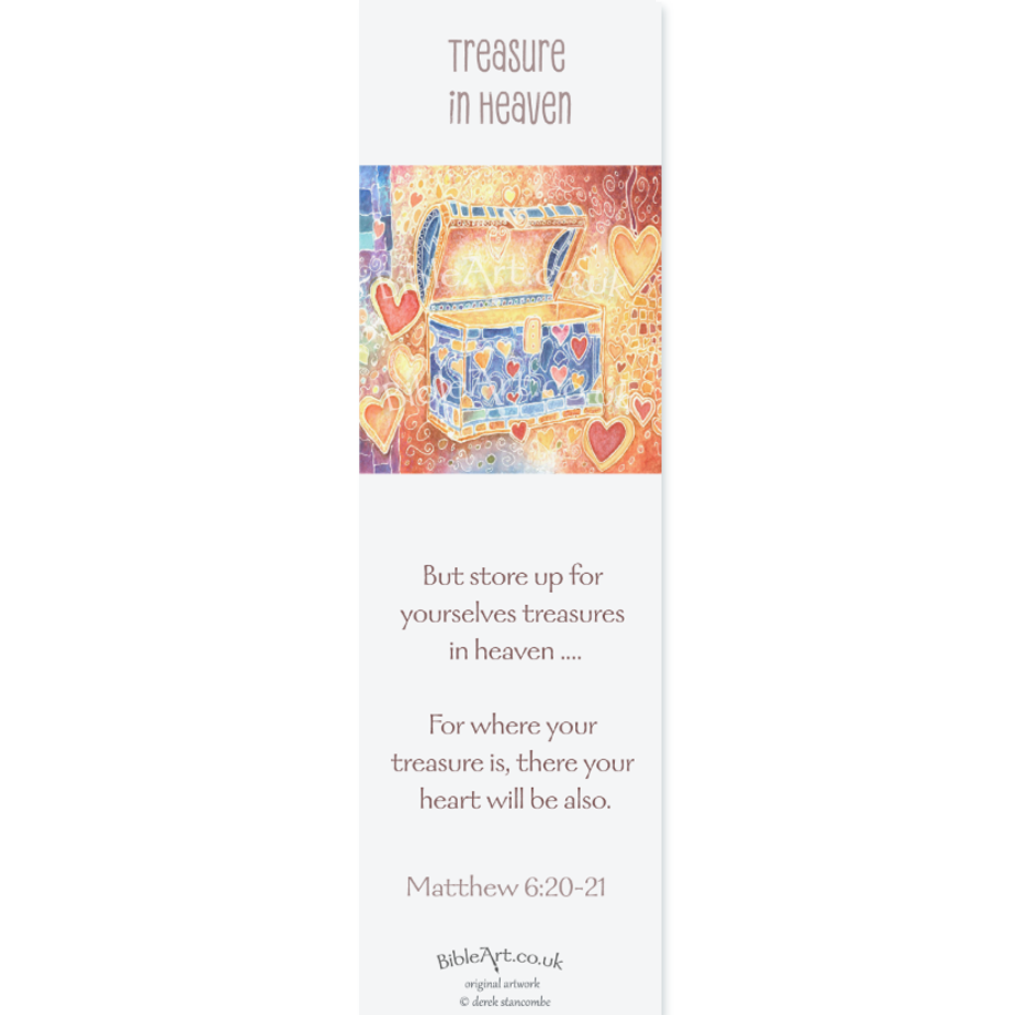 Treasure in heaven (bookmark)