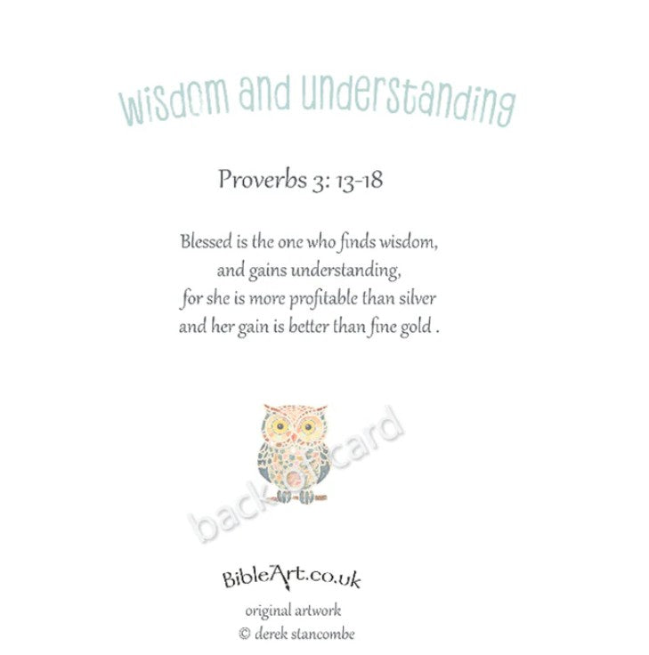 Wisdom and Blessing (Proverbs 3:13-14) (Card)