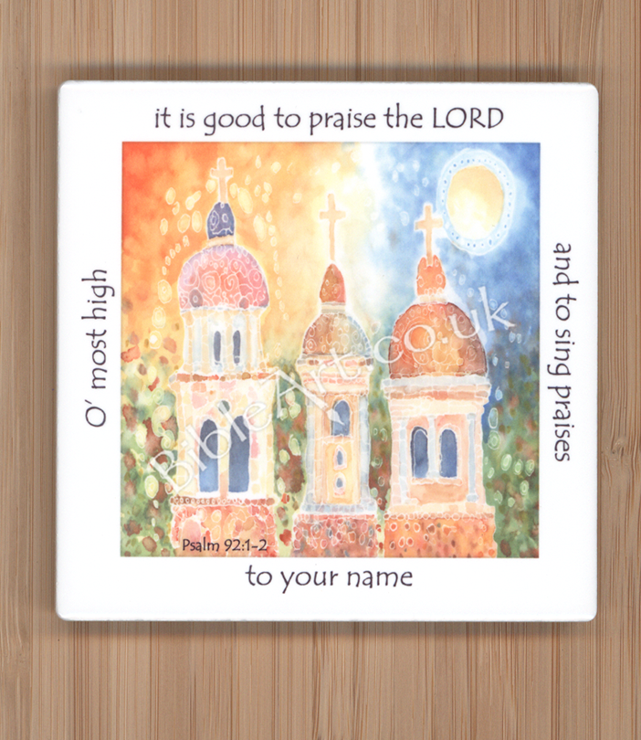 It is good to praise the LORD (Churches) Coaster