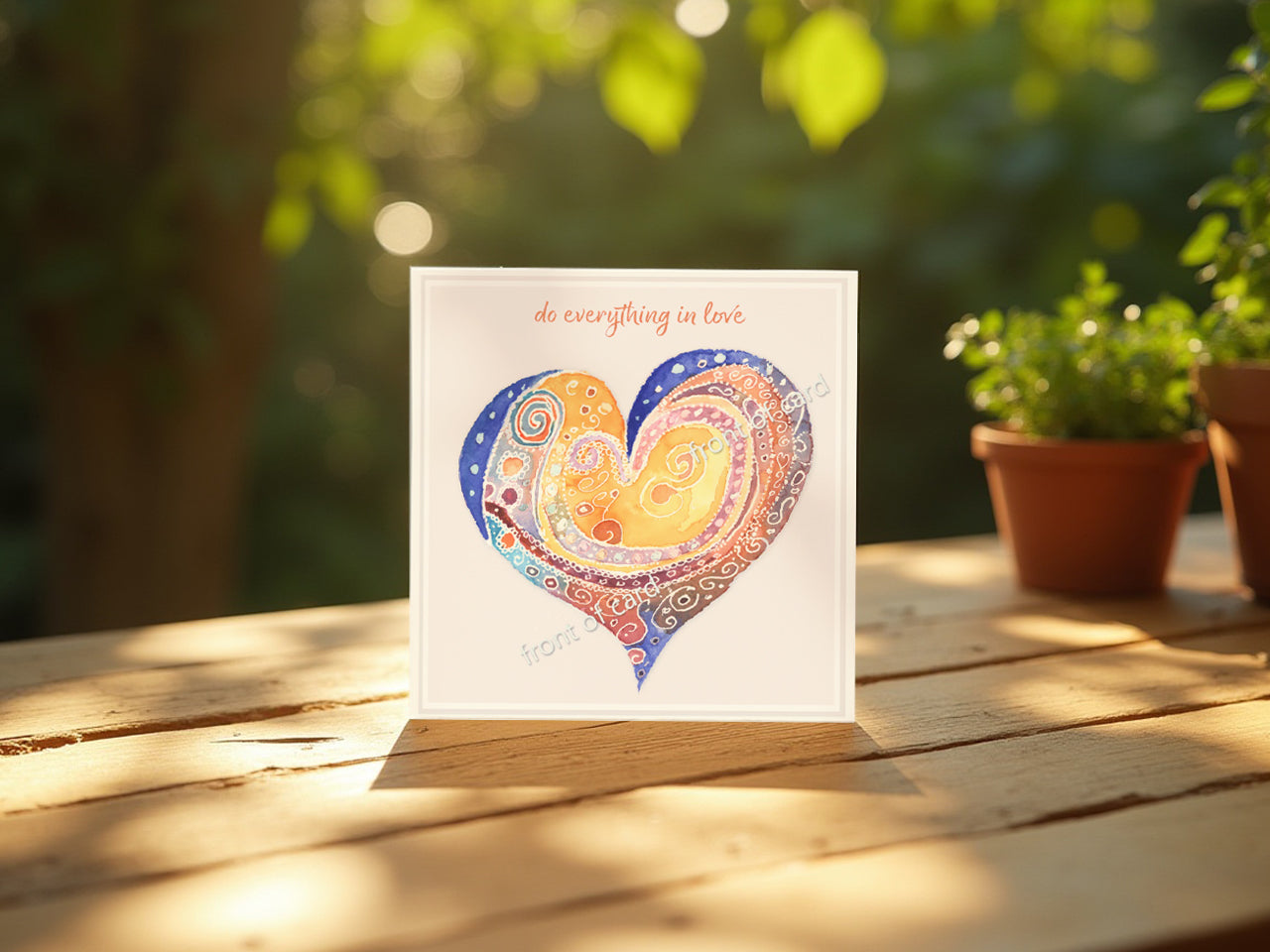 Do everything in love Card