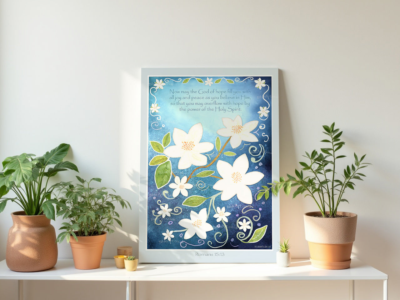 God of Hope and Peace (Romans 15:13) Print