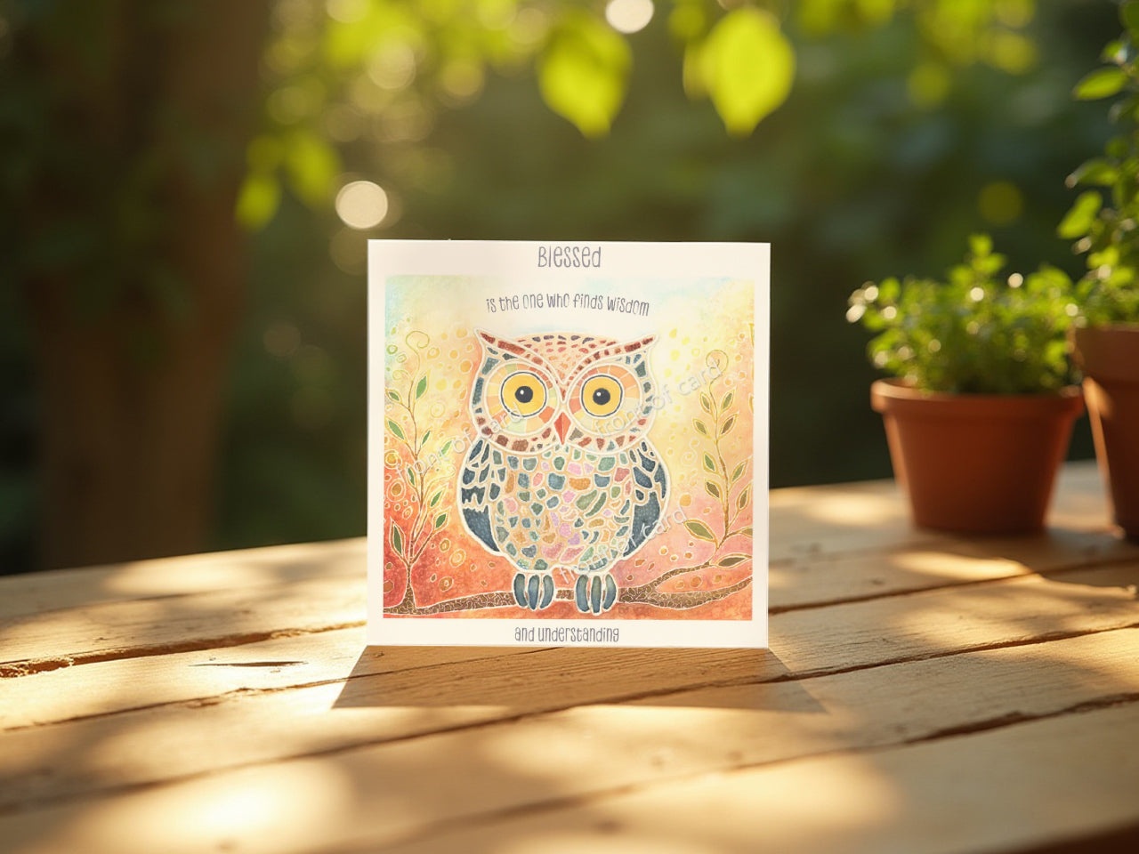 Wisdom and Blessing (Proverbs 3:13-14) (Card)