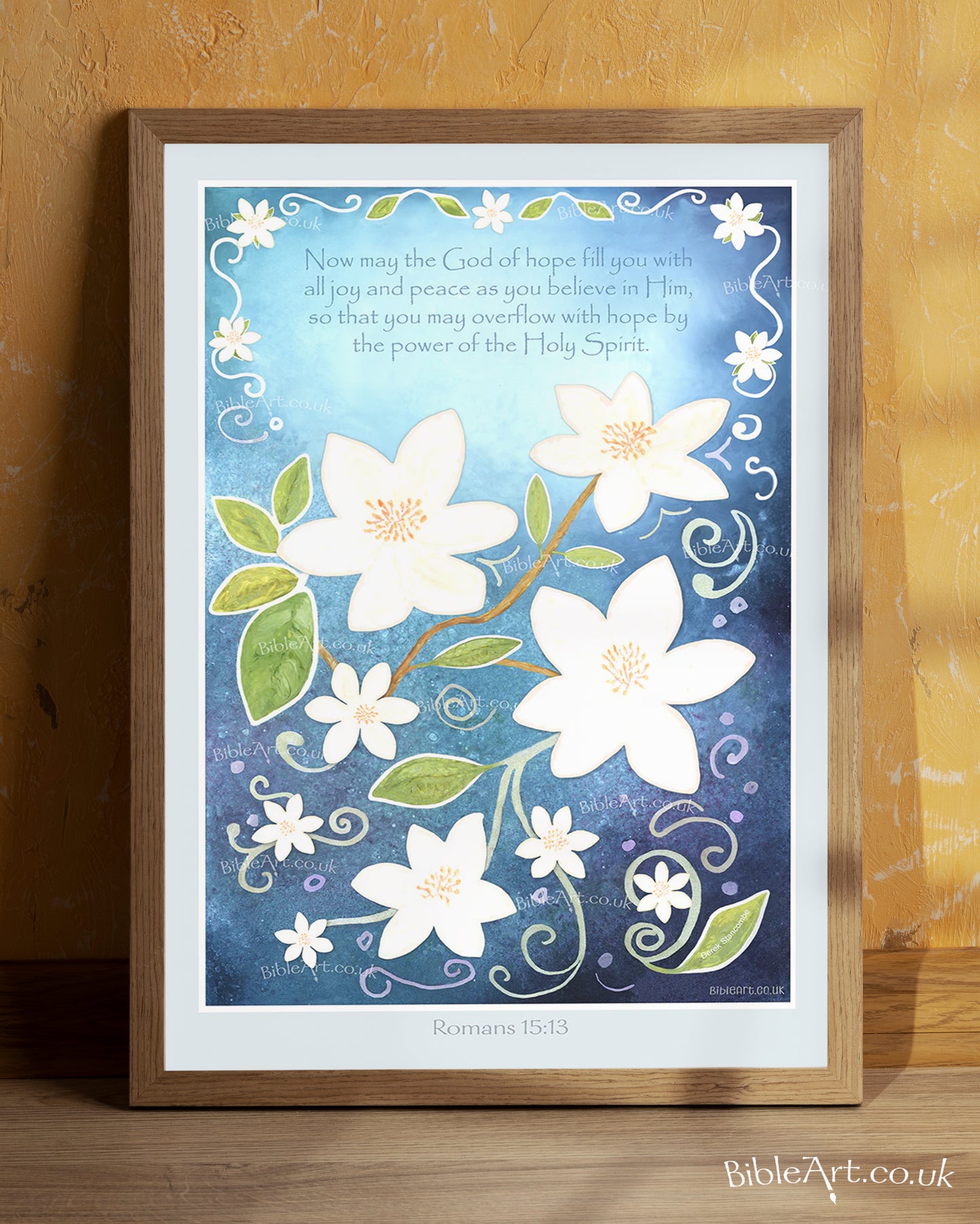 God of Hope and Peace (Romans 15:13) Print