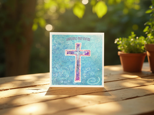Baptism card (Baptised into Christ)