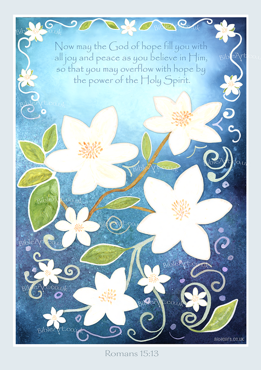 God of Hope and Peace (Romans 15:13) Print