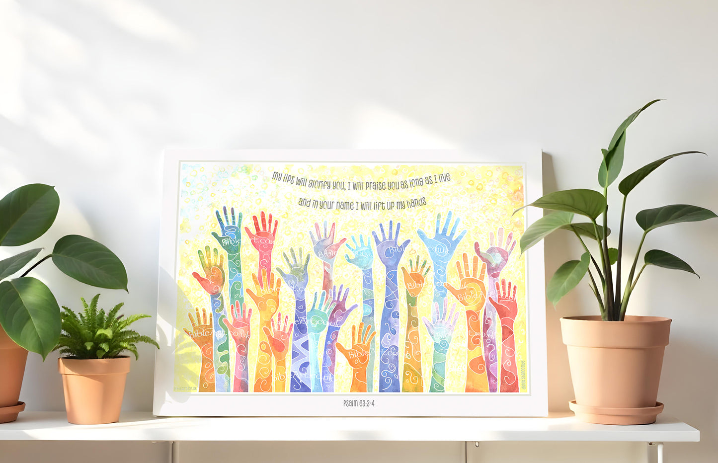 Hands in your Name (Psalms 63:3-4)