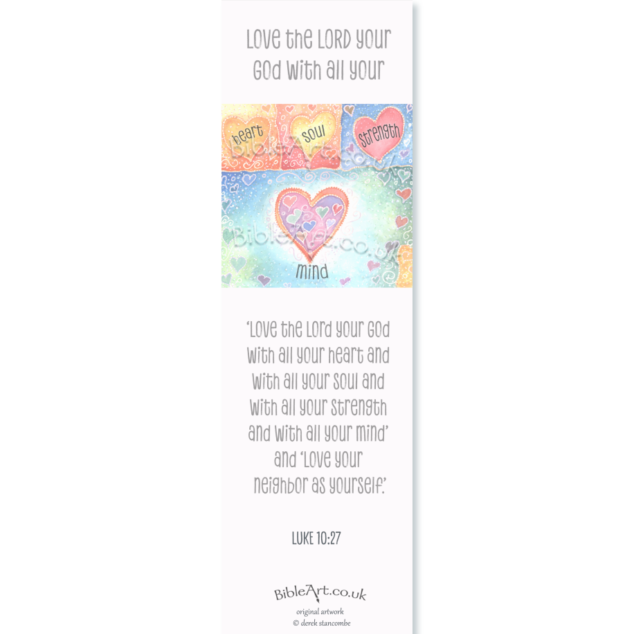 Love the LORD your God (Bookmark)
