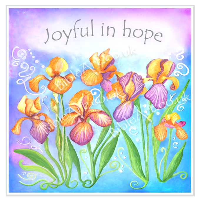 Joy in Hope (Iris) card