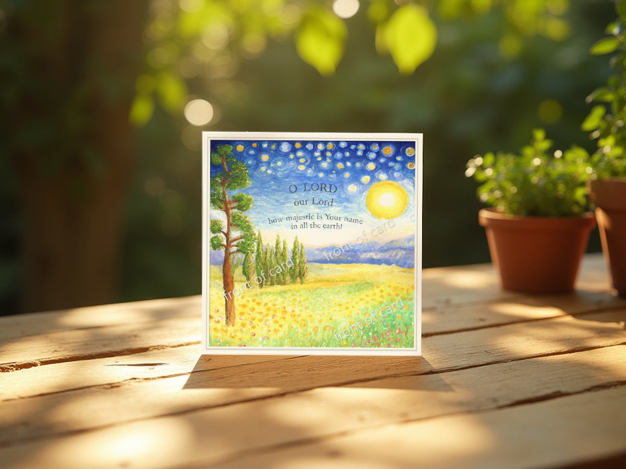 How majestic is your Name -  (greeting Card)