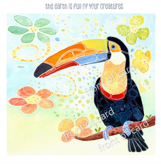 The earth is full of Your creatures (Greeting Card)