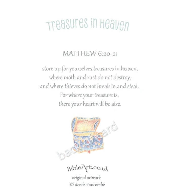Treasure in Heaven (Greeting card)
