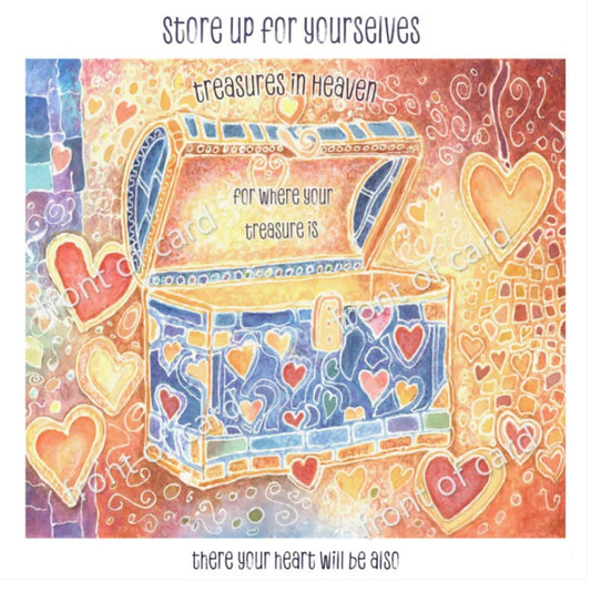 Treasure in Heaven (Greeting card)