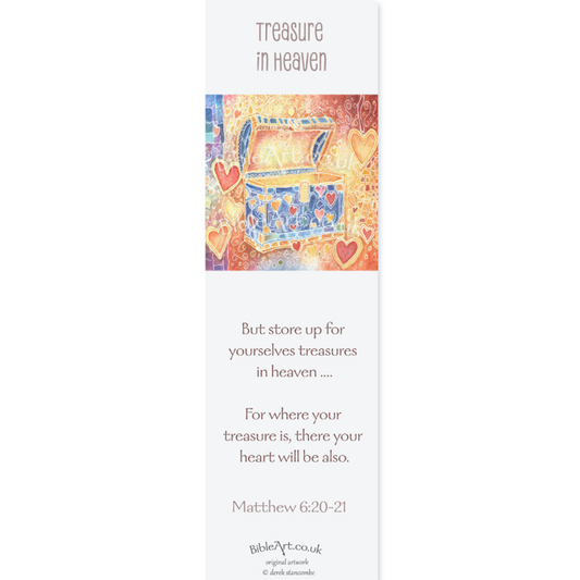 Treasure in heaven (bookmark)