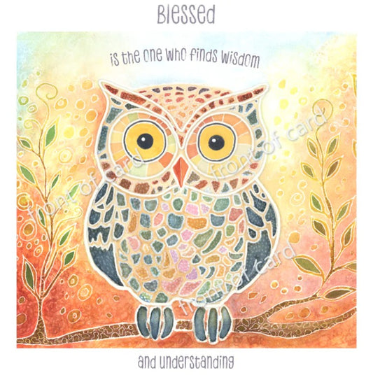 Wisdom and Blessing (Proverbs 3:13-14) (Card)