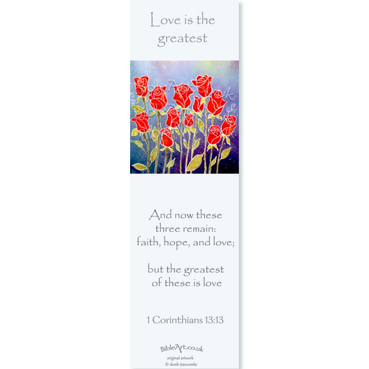 The greatest is Love (Bookmark)