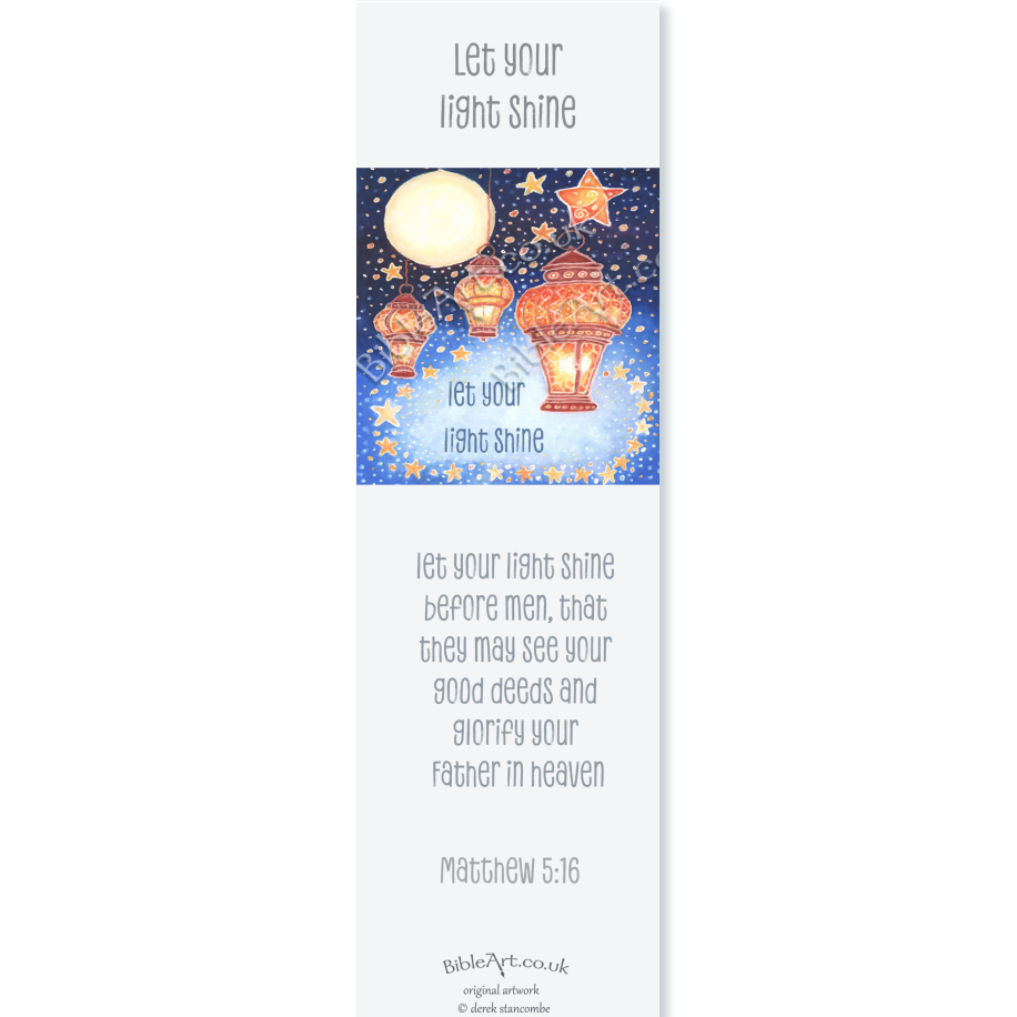 Let your light shine (Bookmark)
