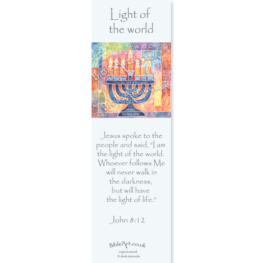 I AM the Light of the world (Bookmark)