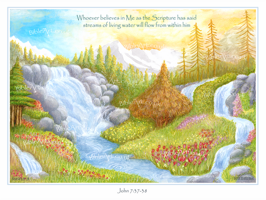 Rivers of Living Water art print
