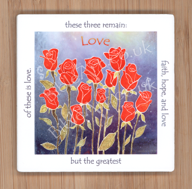 Love is the greatest (Roses) Coaster