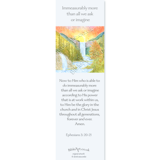 Immeasurably more than all we ask or imagine (Bookmark)